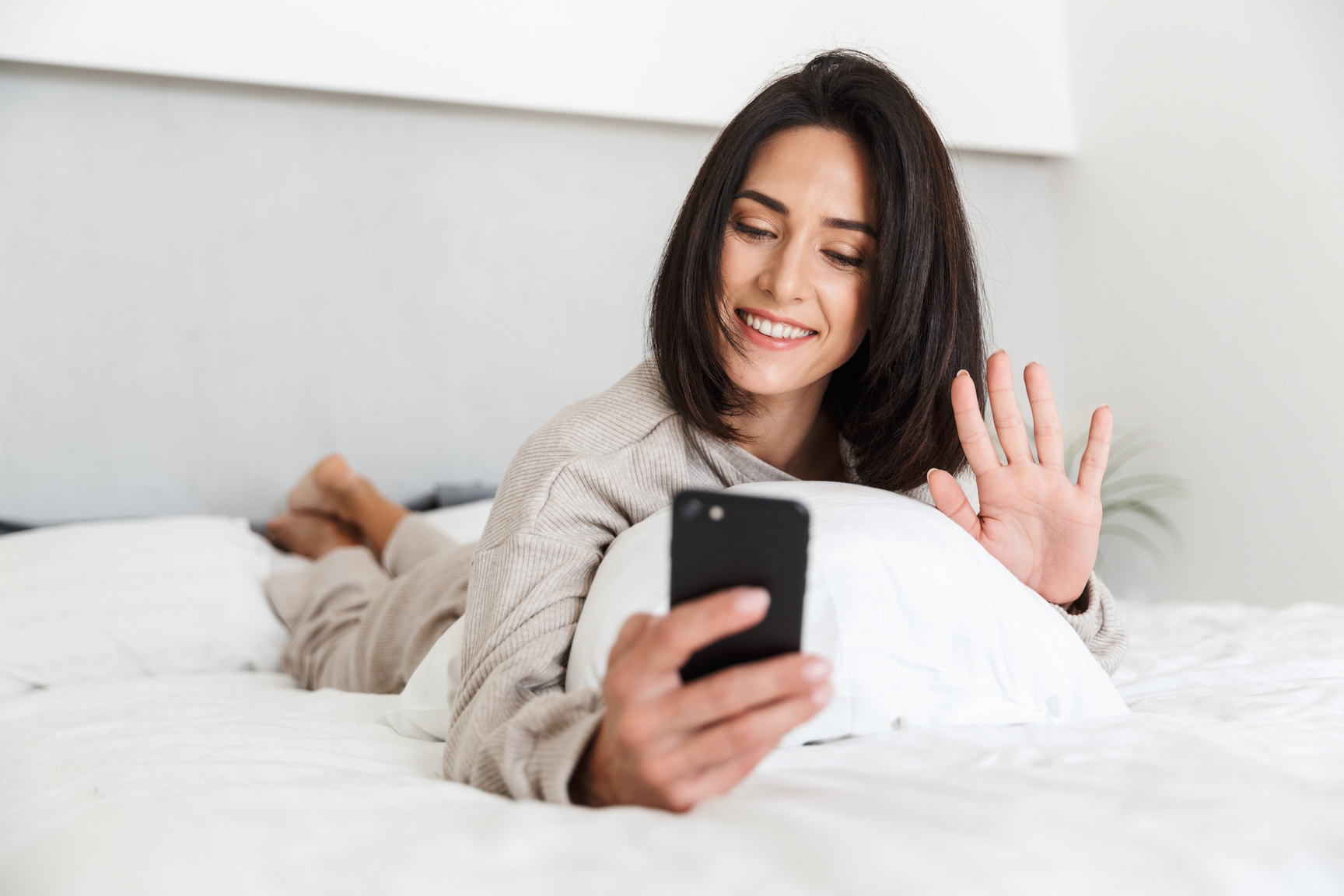 Woman on a Video Call 